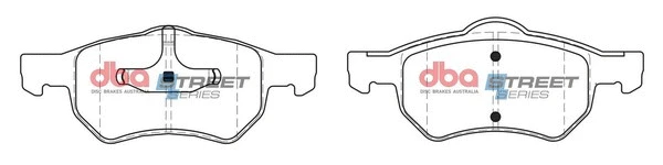 Brake Pad Set, disc brake (DB1848SS)