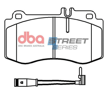 Brake Pad Set, disc brake (DB15103SS)