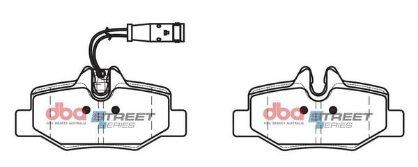 Brake Pad Set, disc brake (DB1966SS)