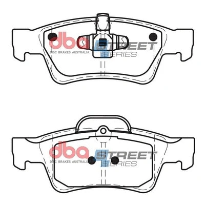 Brake Pad Set, disc brake (DB2049SS)