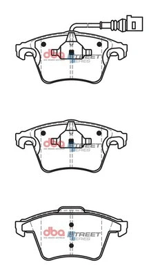Brake Pad Set, disc brake (DB2199SS)