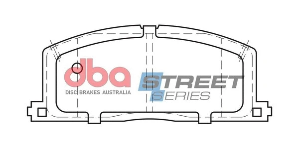 Brake Pad Set, disc brake (DB308SS)