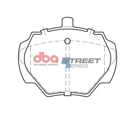 Brake Pad Set, disc brake (DB843SS)