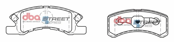Brake Pad Set, disc brake (DB1912SS)