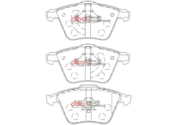 High Performance Brake Pad Set (DB2176XP)