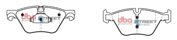 Brake Pad Set, disc brake (DB2295SS)