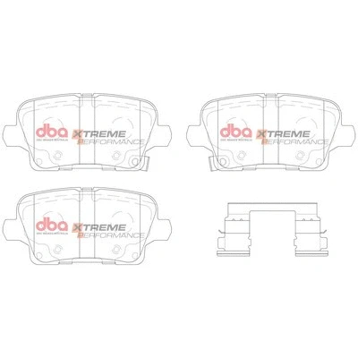 High Performance Brake Pad Set (DB15019XP)