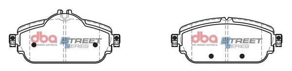 Brake Pad Set, disc brake (DB2403SS)