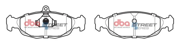 Brake Pad Set, disc brake (DB1275SS)