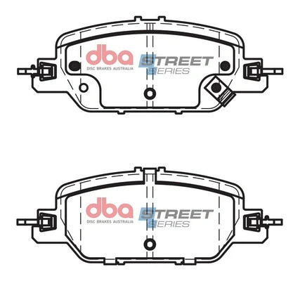 Brake Pad Set, disc brake (DB15054SS)