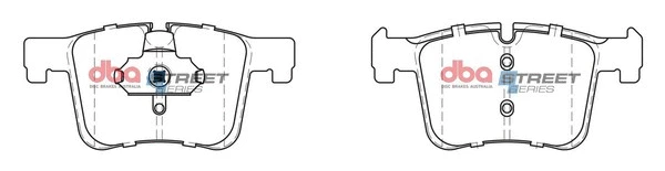 Brake Pad Set, disc brake (DB2223SS)