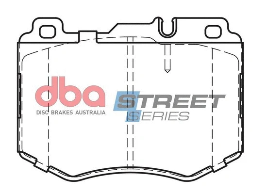 Brake Pad Set, disc brake (DB15182SS)