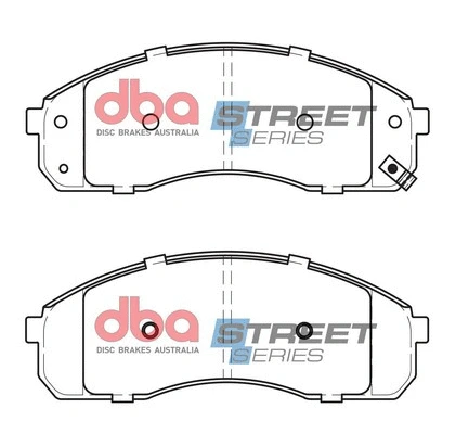 Brake Pad Set, disc brake (DB1489SS)
