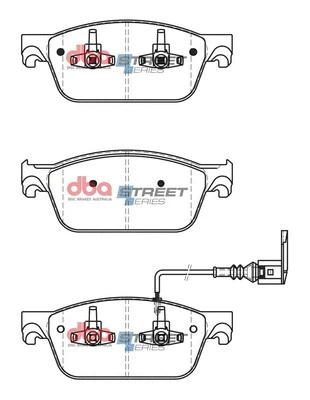Brake Pad Set, disc brake (DB2200SS)