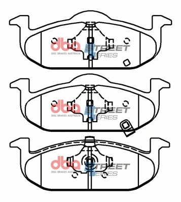 Brake Pad Set, disc brake (DB15065SS)