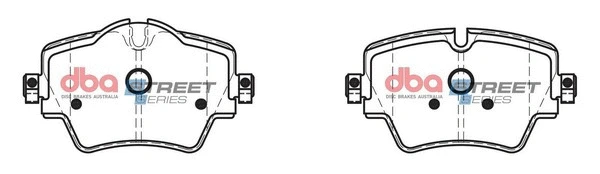 Brake Pad Set, disc brake (DB2377SS)