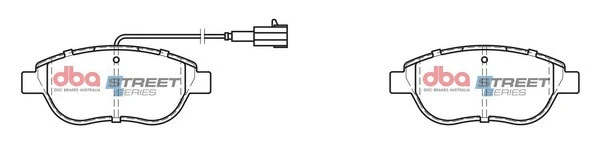 Brake Pad Set, disc brake (DB2219SS)