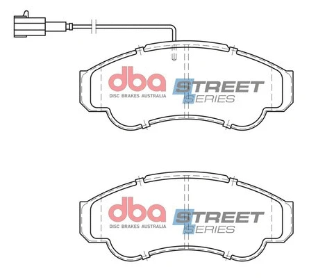 Brake Pad Set, disc brake (DB2045SS)