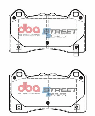Brake Pad Set, disc brake (DB15025SS)