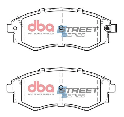 Brake Pad Set, disc brake (DB1167SS)