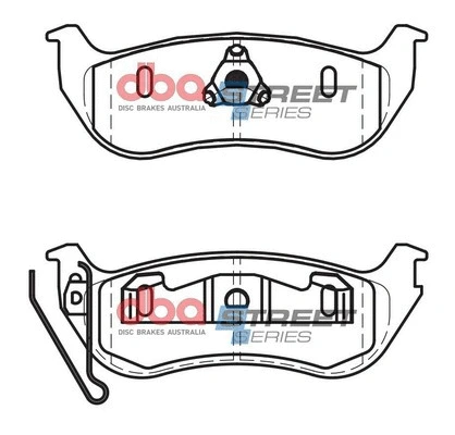 Brake Pad Set, disc brake (DB2163SS)