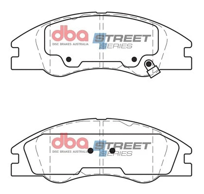Brake Pad Set, disc brake (DB1727SS)