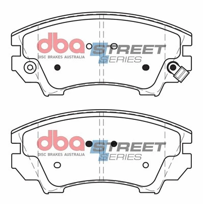 Brake Pad Set, disc brake (DB1925SS)