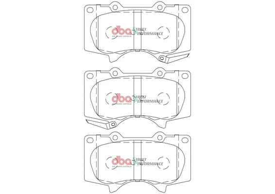 High Performance Brake Pad Set (DB2380SP)