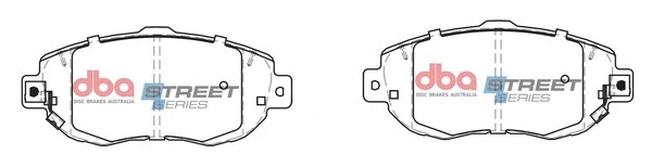 Brake Pad Set, disc brake (DB1395SS)