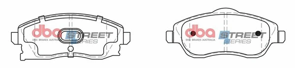 Brake Pad Set, disc brake (DB1471SS)