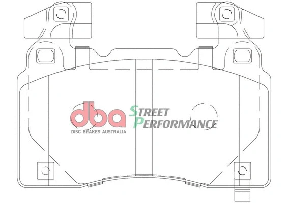 High Performance Brake Pad Set (DB2358ASP)