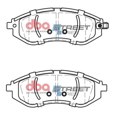 Brake Pad Set, disc brake (DB1748SS)