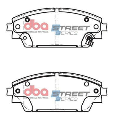 Brake Pad Set, disc brake (DB2330SS)