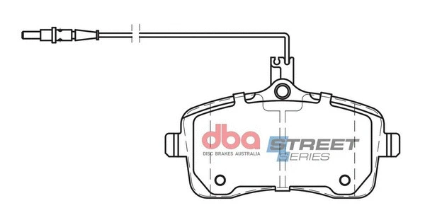 Brake Pad Set, disc brake (DB2025SS)