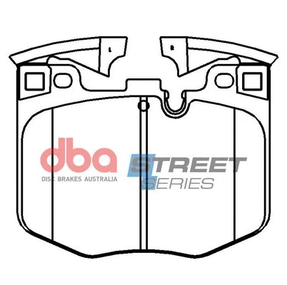 Brake Pad Set, disc brake (DB15107SS)