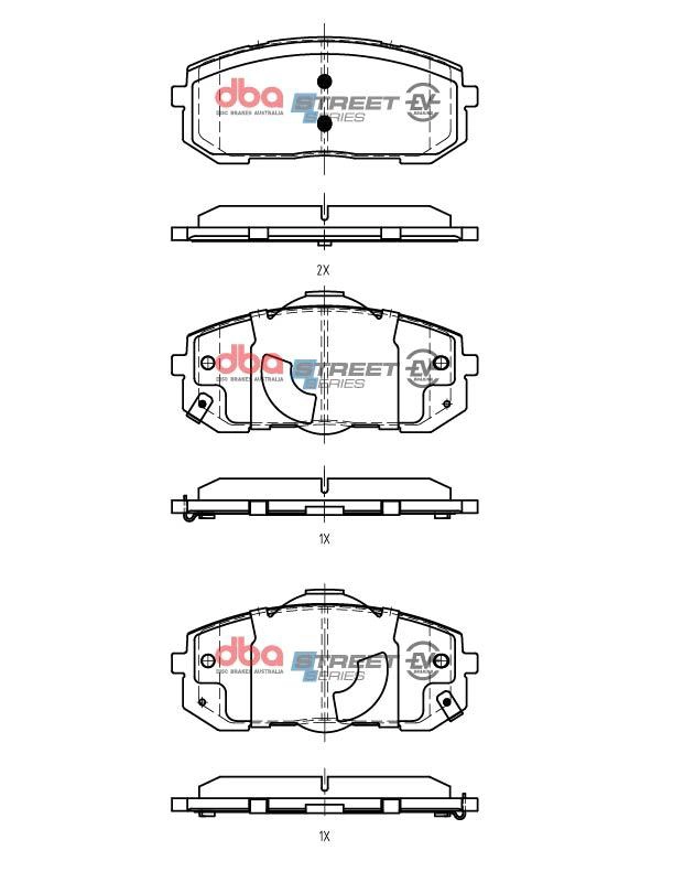 Brake Pad Set, disc brake (DB15177SS)