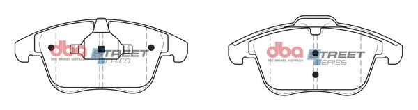 Brake Pad Set, disc brake (DB1998SS)