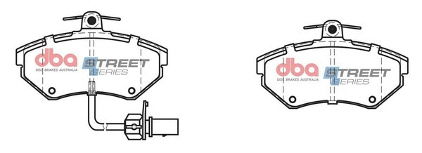 Brake Pad Set, disc brake (DB2193SS)