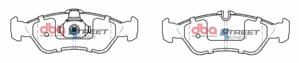 Brake Pad Set, disc brake (DB1960SS)
