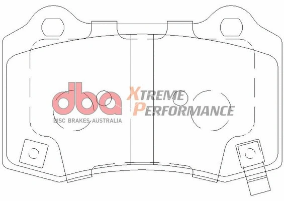 High Performance Brake Pad Set (DB2260XP)