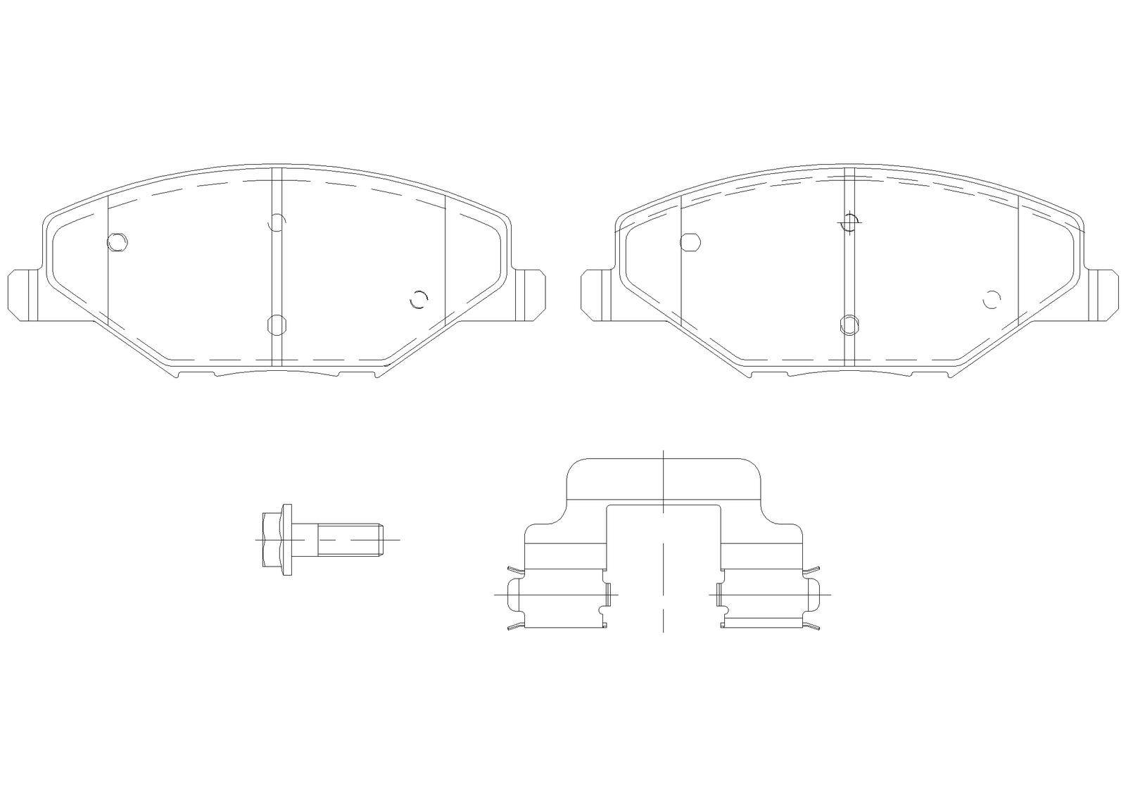 High Performance Brake Pad Set (DB15024XP)