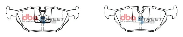 Brake Pad Set, disc brake (DB1132SS)