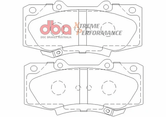 High Performance Brake Pad Set (DB2221XP)