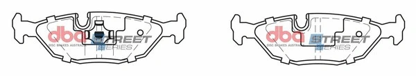 Brake Pad Set, disc brake (DB296SS)