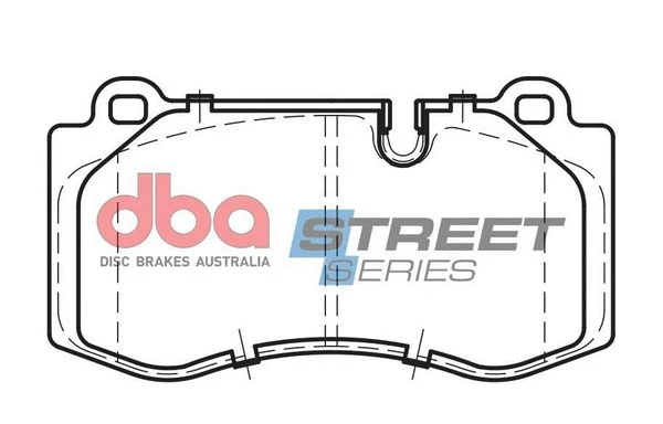 Brake Pad Set, disc brake (DB2057SS)