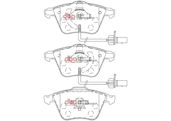 High Performance Brake Pad Set (DB2210SP)