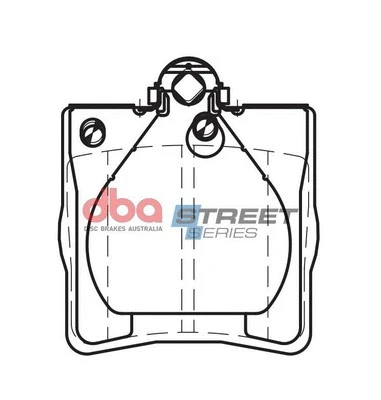 Brake Pad Set, disc brake (DB1428SS)