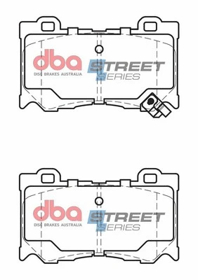 Brake Pad Set, disc brake (DB2400SS)