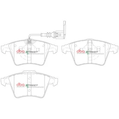 High Performance Brake Pad Set (DB1947SP)