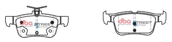 Brake Pad Set, disc brake (DB2406SS)